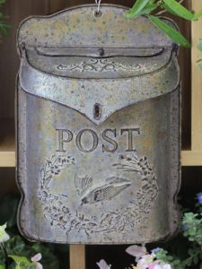 Retro กล่องจดหมาย Wall Decor ศิลปะเหล็กกล่องเก็บสวนกลางแจ้งแขวนผนังตกแต่งยุโรปสไตล์ Creative Opinion กล่อง