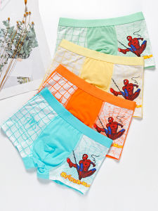 Cute Cartoon Triangle Briefs for Girls Boys Boxer Shorts Kids Underwear Comfortable Cotton Elastic Fabric All Seasons Wear