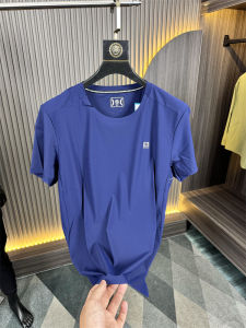 เสื้อยืดแขนสั้นผู้ชาย สไตล์สปอร์ต Ice ผ้าไหม ลำลอง Fashion Urban หลวม Fit ฤดูร้อน คอกลมบางสีทึบแห้งเร็ว