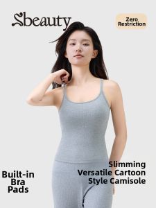 Comic Print Bra-Style Tank Top