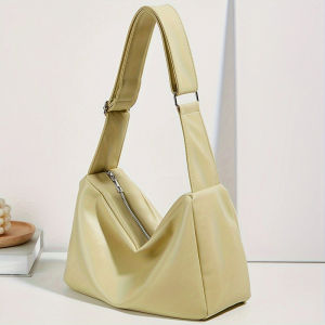 Túi Tote Da Mềm Tối Giản Dành Cho Nữ - Túi Đeo Vai/chéo Đi Làm Có Ngăn Bên Trong Dành Cho Sinh Viên Đại Học