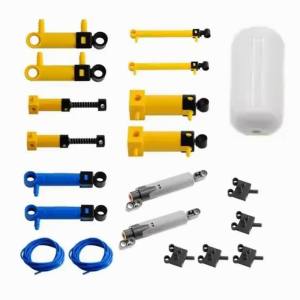 MOC Pneumatic Parts Kit Air Pump Tank Piston Switch Compatible with Legoeds 42043/61904 DIY Technical Building Blocks System