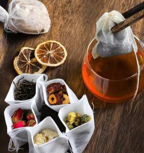 Food Grade Tea Bag Filter Bag Degradable Corn Fiber Spice Seasoning Bag for Brewing Tea Disposable Kitchen Supplies