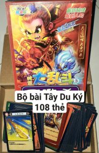 Bộ bài Tây du ký có 108 thẻ bằng giấy bóng có hình ảnh rất đẹp