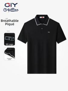 GYgoldlion | Breathable Vintage Color Block Short Sleeve T-Shirt
