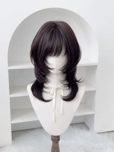 Bộ Tóc Giả Dài Thẳng Kiểu Nhật Bản Cho Nữ Bộ Tóc Giả Toàn Bộ Kiểu Ngọc Trai Thường Ngày Dễ Thương Dễ Thương