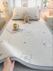 ANGPU | Bộ Drap Giường Lụa Tơ Lạnh Mát Cho Sinh Viên Ký Túc Xá 90x190cm