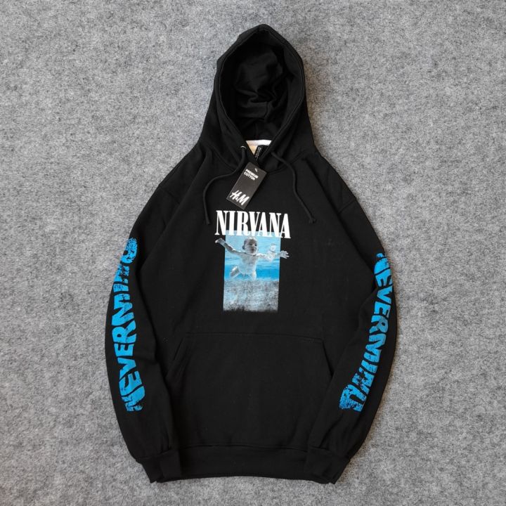 MINEDENIM Nirvava JF Photo Hoodie M（Sweater Hoodie Nirvana H&M 