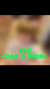 FAMILYS CHOICE HNTOB Baby Hair Brush Comb Set Easy To Hold and Soft-Bristle Brush 2pcs per set newborn babys premium and regular