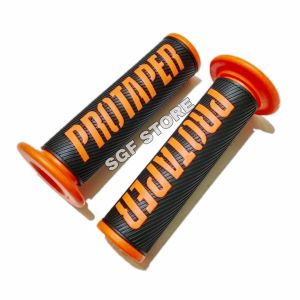 HANDGRIP MOTOR WARNA OREN BISA UNTUK SEMUA MOTOR BAHAN KARET BERKWALITAS