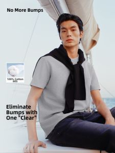 MUZHIBAIXIAOT | Cotton Short Sleeve Anti-Show T-Shirt