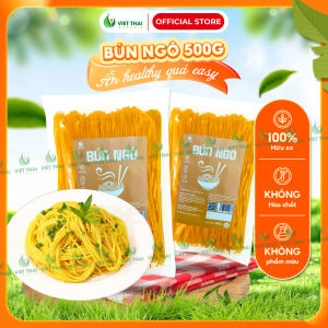 [MỚI] Bún Ngô 100% Hữu Cơ Ăn Kiêng Eat Clean Thực Dưỡng Siêu Ngon Việt Thái Organic Gói 500G