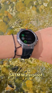 BOZLUN นาฬิกาอัจฉริยะ B78 AMOLED Screen GPS ตำแหน่งที่มีความแม่นยำสูง เข็มทิศ การบันทึกข้อมูลกีฬา การตรวจจับท่าทาง อายุการใช้งานแบตเตอรี่ 10 วัน