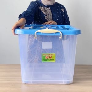 NAGAMAS Box Kontainer Plastik Dengan Roda Kotak Penyimpanan 70 Liter