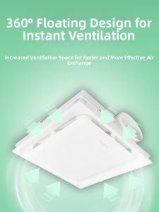 Philips | Silent Exhaust Fan For Kitchen and Bathroom 300x300mm