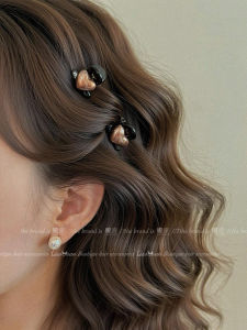 Elegant Heart Shaped Princess Side Clip Womens Hair Accessories Korean Style Ins Bangs Fringe Hairpin Fashionable Hair Decor