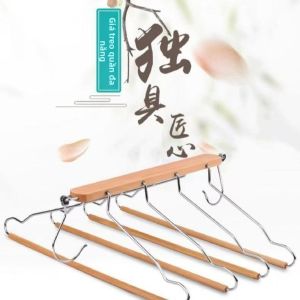 Multi-use Wooden Hanger 4 Layers