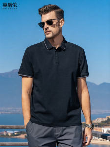 Enjeolon | Heavyweight Pearl Cotton Business Casual Polo Shirt