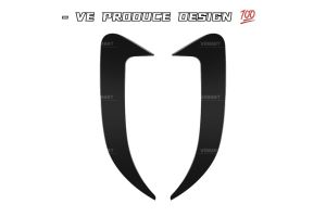 Vemart proton saga new facelift 2022 car rear bumper canard garnish accessories saga baru accessori