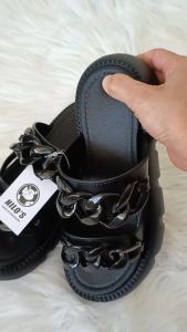 Noni Shoes - Sandal Hilos HL 2307 Size 36-41 Sandal Wedges Karet Korea Pyhlon Wanita / Sandal Karet / Sandal Wedges Wanita