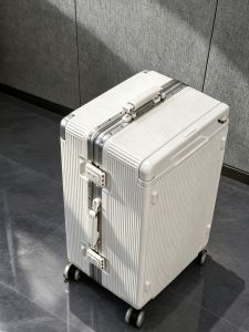 MANLVSHI | Large Capacity Wide Handle Aluminum Frame Luggage 20 Inch