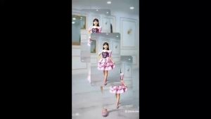 "Free Bando dan Belt Mutiara" Baju Dress Pesta Anak Perempuan Ungu Model Sofia Princes Tile Brokat Premium Usia 3-12 Tahun