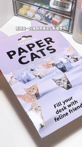 50pcs DIY Cats & Dogs Origami Set | Paper Animal Folding Craft | Kids Creative Toy & Desk Decoration