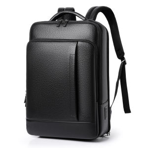 Mens Business Backpack Large Capacity Computer Bag Commuter Black High-End Sensation Business Backpack Traveling to Work