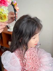 daidai (Ready Stock) Children Hairpin Headband Flower Hair Accessories Ethnic Sweet Headwear 儿童仿真花发箍女童汉服花朵发饰品民族风甜美头饰孩花头簪