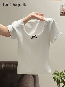 La Chapelle | French Lace Bow T-shirt