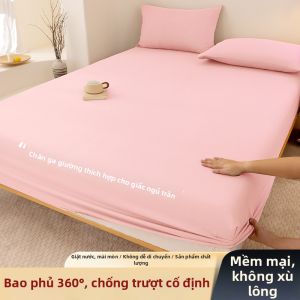 MANCAI | Bộ 3 Chiếc Drap Nệm Toàn Phần Chống Trượt Bằng Cotton Có Thể Giặt