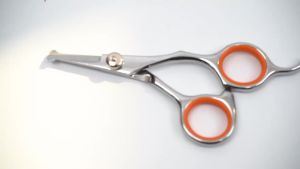 Pet Grooming Scissors Round Tip Dog/Cats Grooming Shears Pet Body Fur Thinning Shears Edge Trimming Hairdressing Cutting Tools
