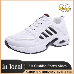 【Local Shipping】Mens Sneakers Shoes Korean Air Cushion Sports Shoes Leather Waterproof Breathable Casual Shoes