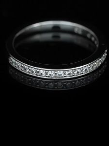 🖤Swarovski🖤Rare series แหวนเพชรแถวเดี่ยวเงิน 925 แหวนแฟชั่นผู้หญิงเงินแท้ 925 (JZ-YS64787414) แหวนคู่รักสไตล์ดีไซน์คลาสสิก  ของขวัญพิเศษสำหรับแฟนหรือแฟนของคุณ