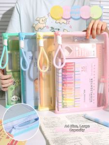 Portable Transparent Waterproof File Bag
