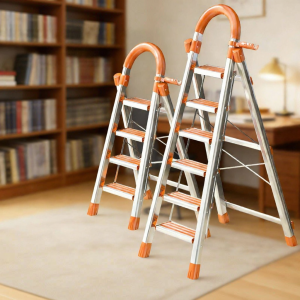 Stainless Steel Folding Step Ladder