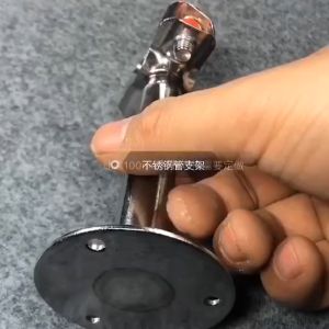 2PCS Adjustable Pipe Strap Clamp: Wall Mount & Ceiling Mount Solutions