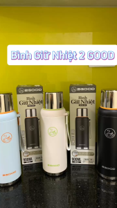 2Good X9 Inox 304 Thermal Flask 900ml - 12h Insulated Stainless Steel Bottle - 2024 Model - Authentic Kitchenware