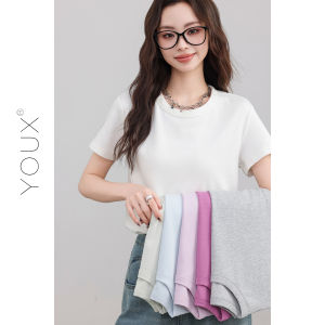 YOUXIANG | Áo Thun Tay Ngắn Cotton Chất Lượng Cao