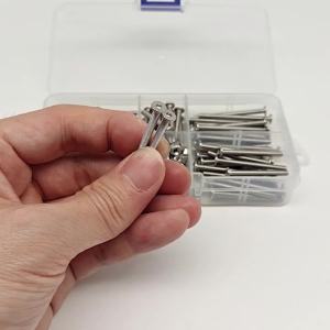 200pcs/box Long M3 Allen Hexagon Hex Socket Head Cap Button Countersunk Flat Thin Screw Bolt Nut Set Kit 304 A2 Stainless Steel