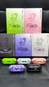 【Lowest Price】New Arrival TWS Earbuds AINEW EP-F20 Wireless Bluetooth 5.2 Translucent Design Intelligent Digital Display with touch in-ear gaming headset Audio Charging