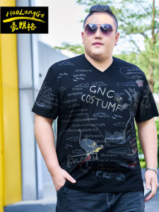 Áo Thun Nam Dáng Rộng in Họa Tiết Mùa Hè 2025 Cỡ Lớn 6XL Áo Thun Cotton Pha Trộn Thời Trang Thường Ngày Cho Thanh Thiếu Niên