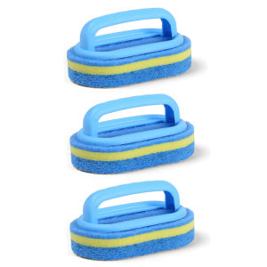 Multipurpose Handle Sponge Cleaning Brush Bathtub Tile Kitchen Bathroom Cleaning Brush Home Cleaning Supply Sponge