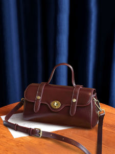 SIFULUN | All-Match Genuine Leather Crossbody Bag Wide Shoulder Strap Satchel