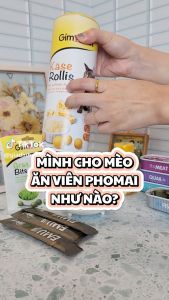 [50 - 100 - 200 Viên - Gói Seal] Viên Phô Mai Gimcat & Viên Cỏ Mèo Gimcat Snack cho MÈO