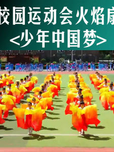 Long Silk Fan Dance Fire Fan Props Opening Ceremony Sports Meet Performance Yangge Dance Square Dance Fire Mountain Fan