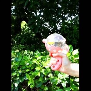 BHQ Toys ปืนฉีดน้ำลูกบอลโปร่งใส ขนาดเล็ก การออกแบบที่น่ารัก ของเล่นกลางแจ้ง