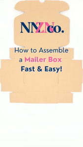 NNZN S3 Small Mailer Box Corrugated Brown Kraft Box T-Mailer Shipping Box Gift Box Packaging Box