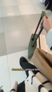 HAYYLIFE Bag Laggage Tag Set Berbahan Kulit Dengan Model Tali Gesper Untuk Koper HL-AEA967