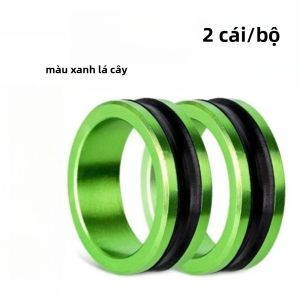 Ackibbik 2 Chiếc Vòng Cao Su Chống Trượt Hợp Kim Nhôm Dây Câu Kéo Vòng - Bộ Dụng Cụ Phụ Kiện Câu Cá